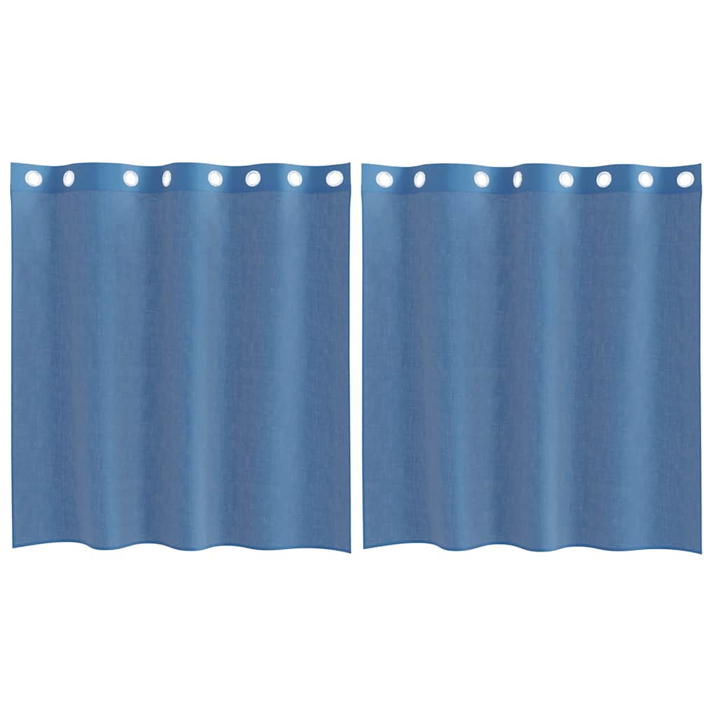 vidaXL Voálové záclony s průchodkami 2 ks Royal Blue