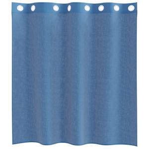 Voálové záclony s průchodkami 2 ks Royal Blue - obrázek 4