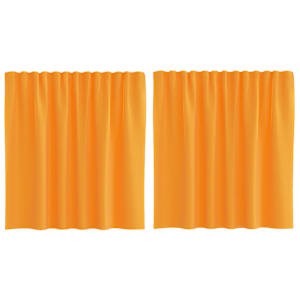 vidaXL voile kardinad varrastaskutega 2 tk oranžid