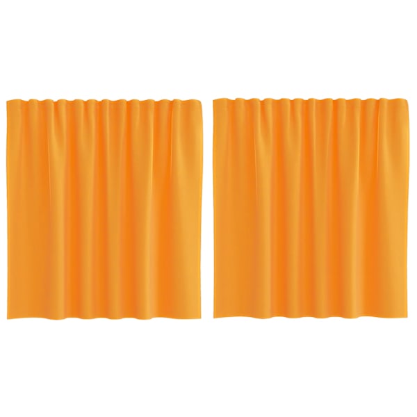 vidaXL voile kardinad varrastaskutega 2 tk oranžid