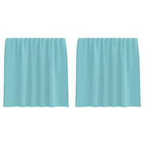vidaXL Voile kardinad varrastega taskutega 2 tk T&uuml;rkiis