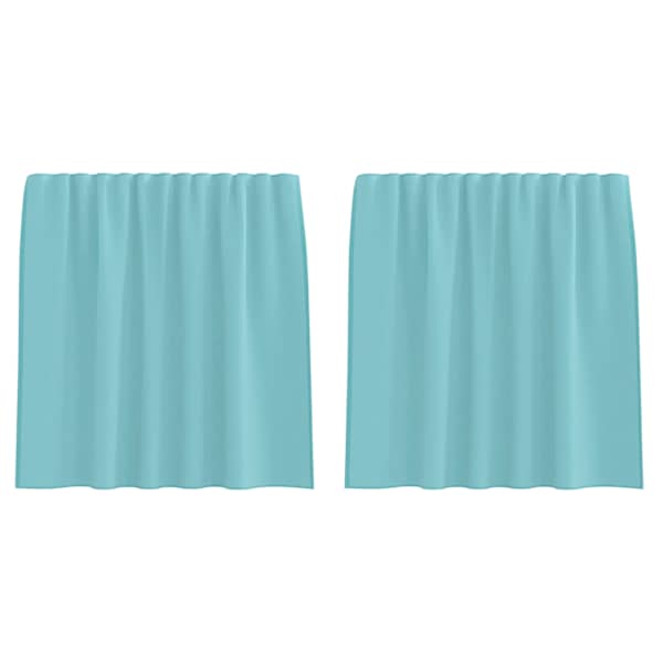 vidaXL Voile kardinad varrastega taskutega 2 tk T&uuml;rkiis