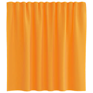 Voálové záclony s poutky 2 ks Oranžová 140x140 cm - obrázek 4