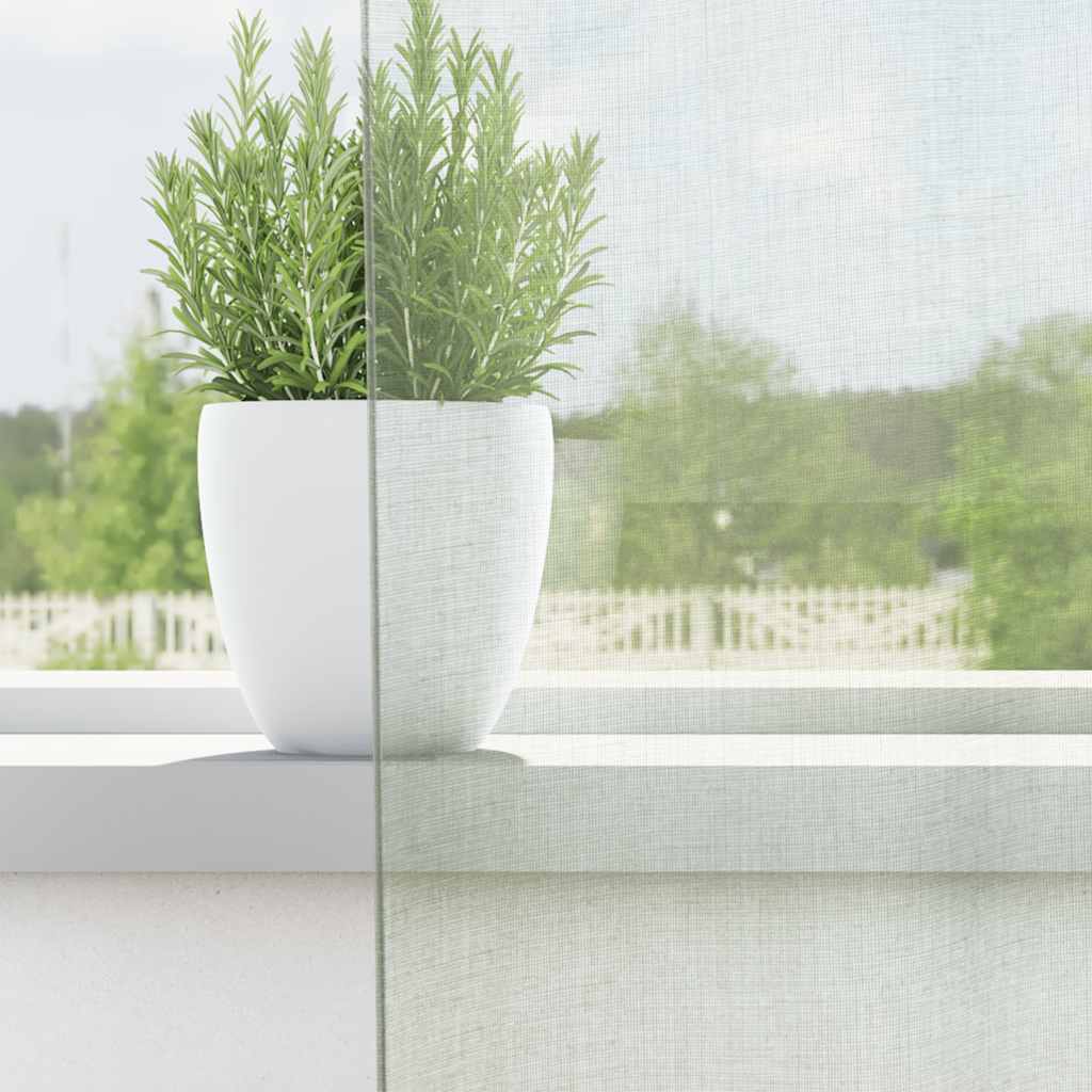 vidaXL Gordijnen voile met lussen 2 st 140x175 cm lichtgrijs afbeelding