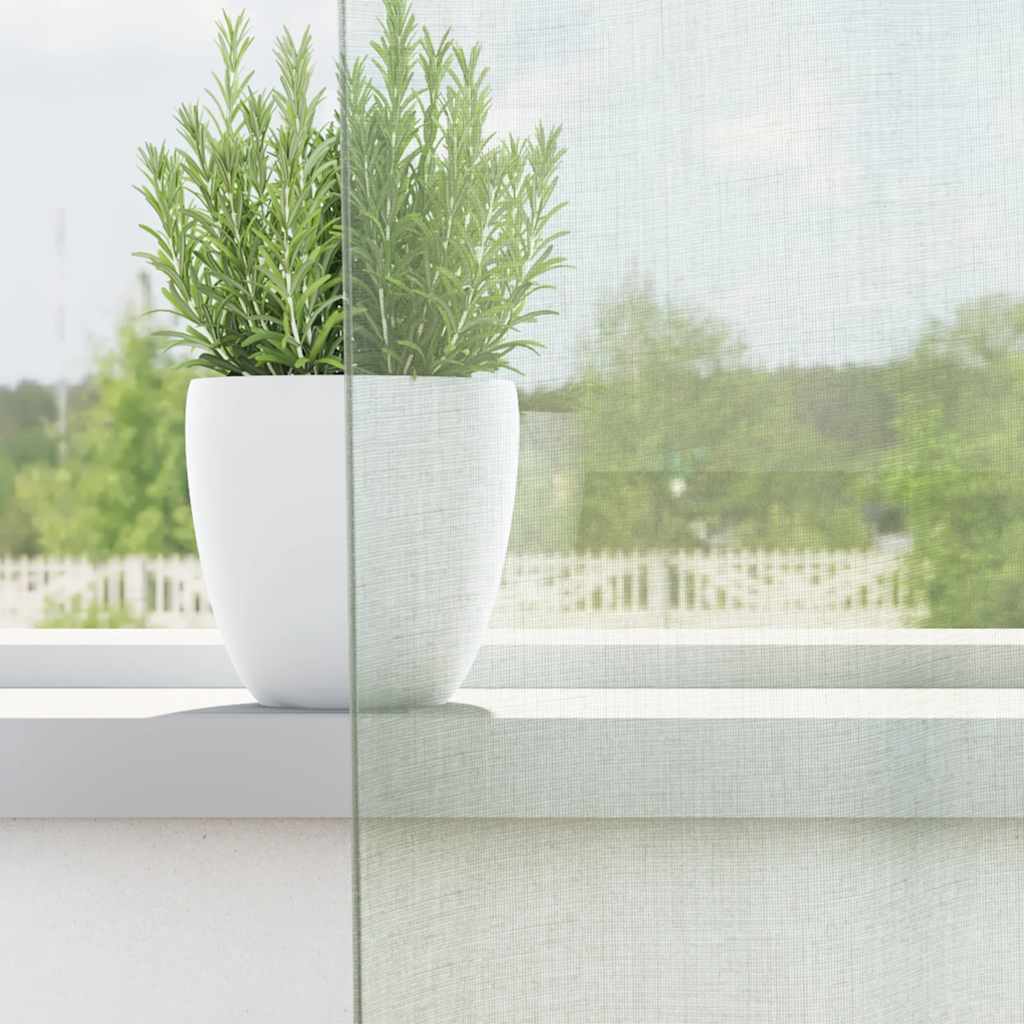 vidaXL Gordijnen voile met lussen 2 st 140x225 cm lichtgrijs afbeelding