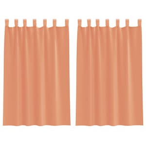 Voálové záclony s poutky 2 ks Terakota 140x175 cm - obrázek 2