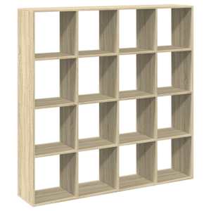 vidaXL raamaturiiul Sonoma tamm 137,5x29x137,5 cm tehispuit