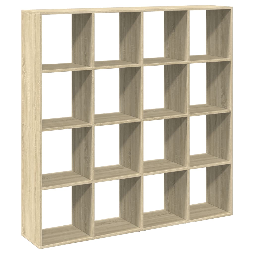 vidaXL Knihovna dub sonoma 137,5 x 29 x 137,5 cm kompozitní dřevo