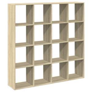 Knihovna dub sonoma 137,5 x 29 x 137,5 cm kompozitní dřevo - obrázek 7
