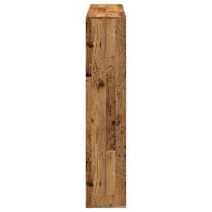 Knihovna old wood 137,5 x 29 x 137,5 cm kompozitní dřevo - obrázek 6
