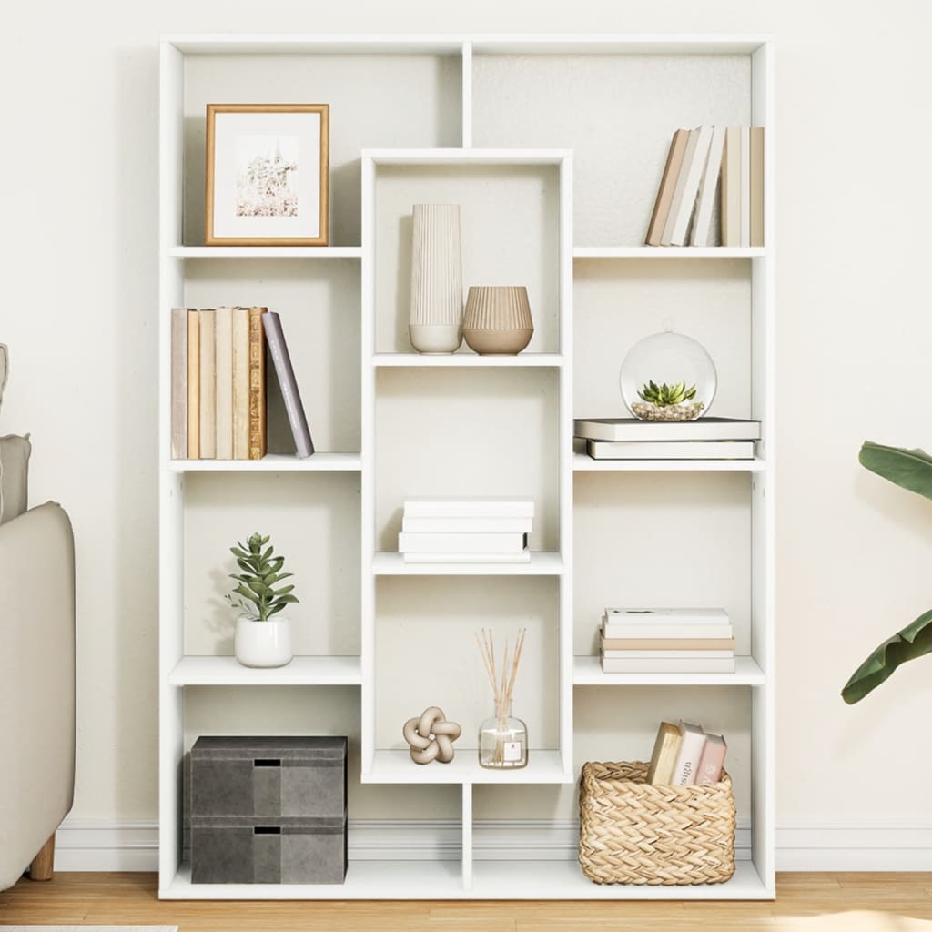  Book Cabinet Bookcase Storage Shelf Bookshelf Book Rack Engineered Wood vidaXL