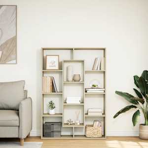 vidaXL Boekenkast 102x29x143 cm bewerkt hout sonoma eikenkleurig