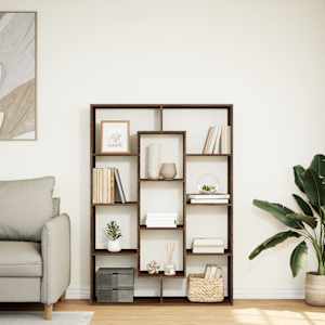 vidaXL Knižnica hned&yacute; dub 102x29x143 cm kompozitn&eacute; drevo