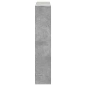 Knihovna betonově šedá 132 x 29 x 141,5 cm kompozitní dřevo - obrázek 6