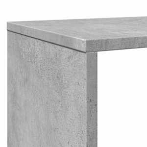 Knihovna betonově šedá 132 x 29 x 141,5 cm kompozitní dřevo - obrázek 9