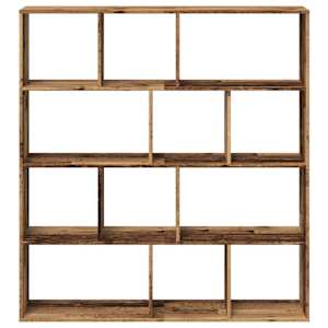 Knihovna old wood 132 x 29 x 141,5 cm kompozitní dřevo - obrázek 5