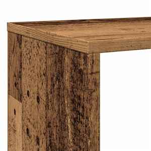 Knihovna old wood 132 x 29 x 141,5 cm kompozitní dřevo - obrázek 9