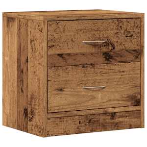 Noční stolek old wood 40 x 30 x 40 cm kompozitní dřevo - obrázek 2
