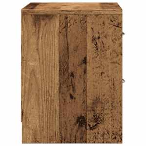 Noční stolek old wood 40 x 30 x 40 cm kompozitní dřevo - obrázek 6