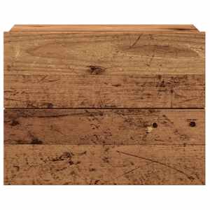 Nástěnné noční stolky 2 ks old wood 40 x 32 x 30 cm - obrázek 5