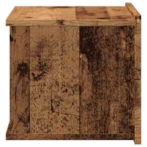 Nástěnné noční stolky 2 ks old wood 40 x 32 x 30 cm - obrázek 6