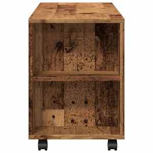 TV skříňka na kolečkách old wood 102 x 34,5 x 43 cm kompozit - obrázek 6