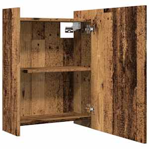 Koupelnová skříňka zrcadlo old wood 62,5x20,5x64 cm kompozit - obrázek 5