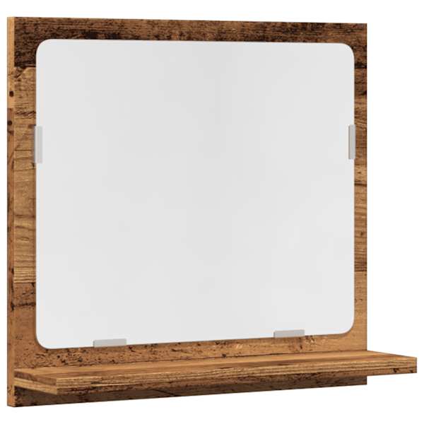 vidaXL vannitoa peegelkapp vana puit 40x11x37 cm insenerpuit