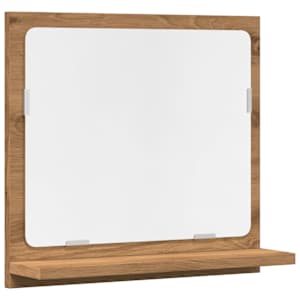 Koupelnová skříňka se zrcadlem dub artisan 40x11x37 cm kompozit - obrázek 2