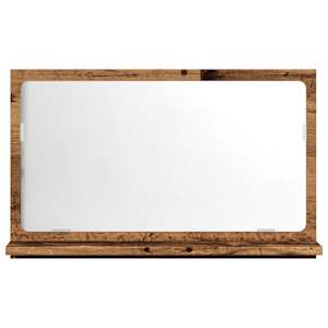 Koupelnová skříňka se zrcadlem old wood 60x11x37 cm kompozit - obrázek 4