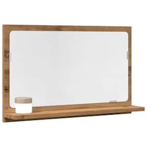 Koupelnová skříňka se zrcadlem dub artisan 60x11x37 cm kompozit - obrázek 1