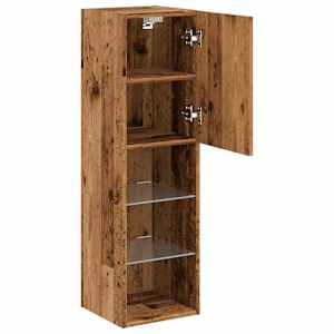 TV skříňka s LED osvětlením old wood 30,5 x 30 x 102 cm - obrázek 7