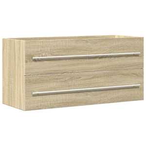 Skříňka pod umyvadlo dub sonoma 100 x 38,5 x 48 cm dřevotříska - obrázek 2