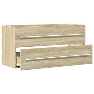 Skříňka pod umyvadlo dub sonoma 100 x 38,5 x 48 cm dřevotříska - obrázek 5