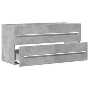 Skříňka pod umyvadlo betonově šedá 100x38,5x48 cm dřevotříska - obrázek 5