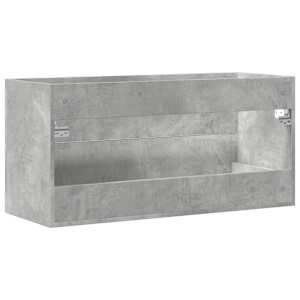 Skříňka pod umyvadlo betonově šedá 100x38,5x48 cm dřevotříska - obrázek 7