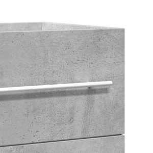 Skříňka pod umyvadlo betonově šedá 100x38,5x48 cm dřevotříska - obrázek 9