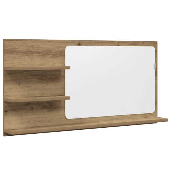 vidaXL vannitoa peegelkapp Artisan tamm 90x11x45 cm ehituspuit
