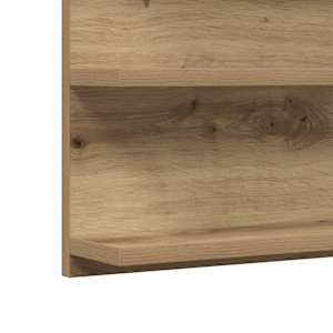 Koupelnová skříňka se zrcadlem dub artisan 90x11x45 cm kompozit - obrázek 8