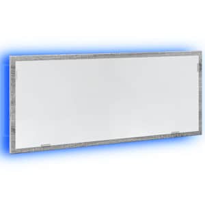 Koupelnové zrcadlo s LED šedé sonoma 100 x 8,5 x 37 cm kompozit - obrázek 3