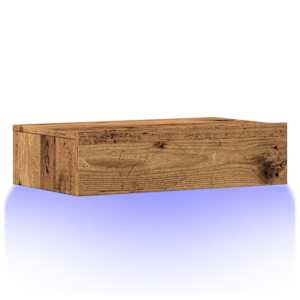TV skříňka s LED osvětlením old wood 60 x 35 x 15,5 cm - obrázek 3