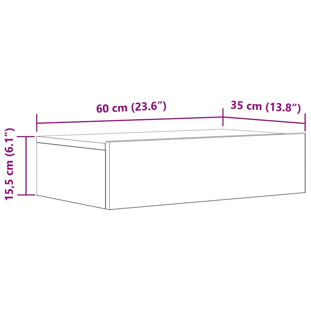 TV skříňka s LED osvětlením dub artisan 60 x 35 x 15,5 cm - obrázek 15
