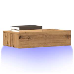 TV skříňky s LED osvětlením 2 ks dub artisan 60 x 35 x 15,5 cm - obrázek 1
