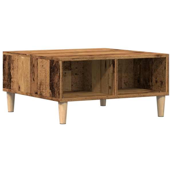 vidaXL diivanilaud Old Wood 60x60x30 cm Engineered Wood