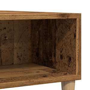 Konferenční stolek old wood 60 x 60 x 30 cm kompozitní dřevo - obrázek 7