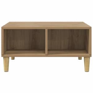 Konferenční stolek dub artisan 60 x 60 x 30 cm kompozitní dřevo - obrázek 4