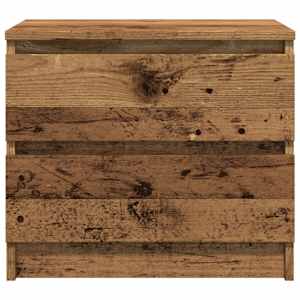 Noční stolek old wood 50 x 40 x 43,5 cm kompozitní dřevo - obrázek 4
