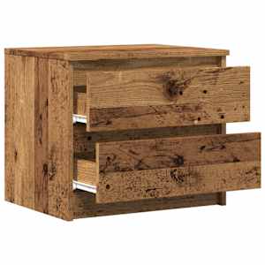 Noční stolek old wood 50 x 40 x 43,5 cm kompozitní dřevo - obrázek 5