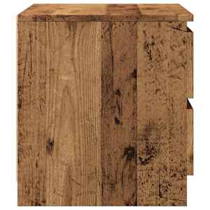 Noční stolek old wood 50 x 40 x 43,5 cm kompozitní dřevo - obrázek 6