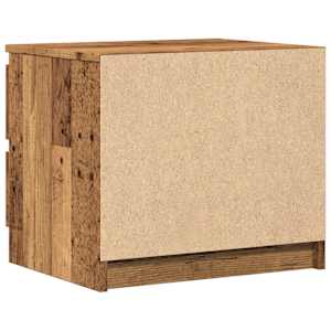 Noční stolek old wood 50 x 40 x 43,5 cm kompozitní dřevo - obrázek 7